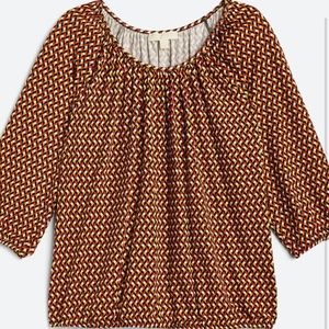 Michael Kors Peasant Knit Top Size 2x BNWT